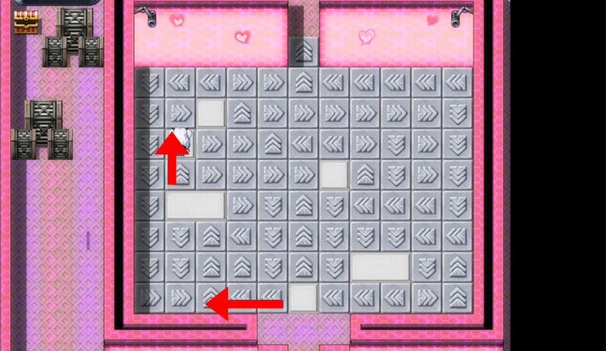 夢幻の回廊3F:パズル1:風紀委員は女淫魔の夢を見るか?